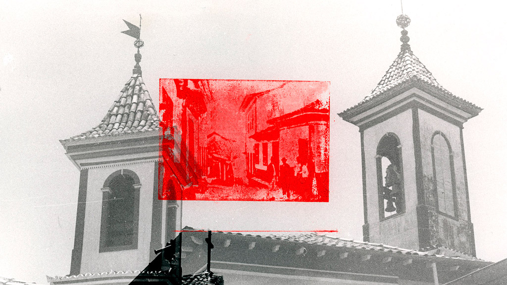 Duas torres com o Beco do Mota